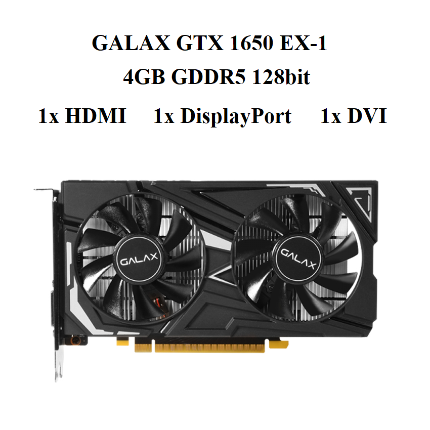card màn hình GALAX GTX1650 - 4GD5
