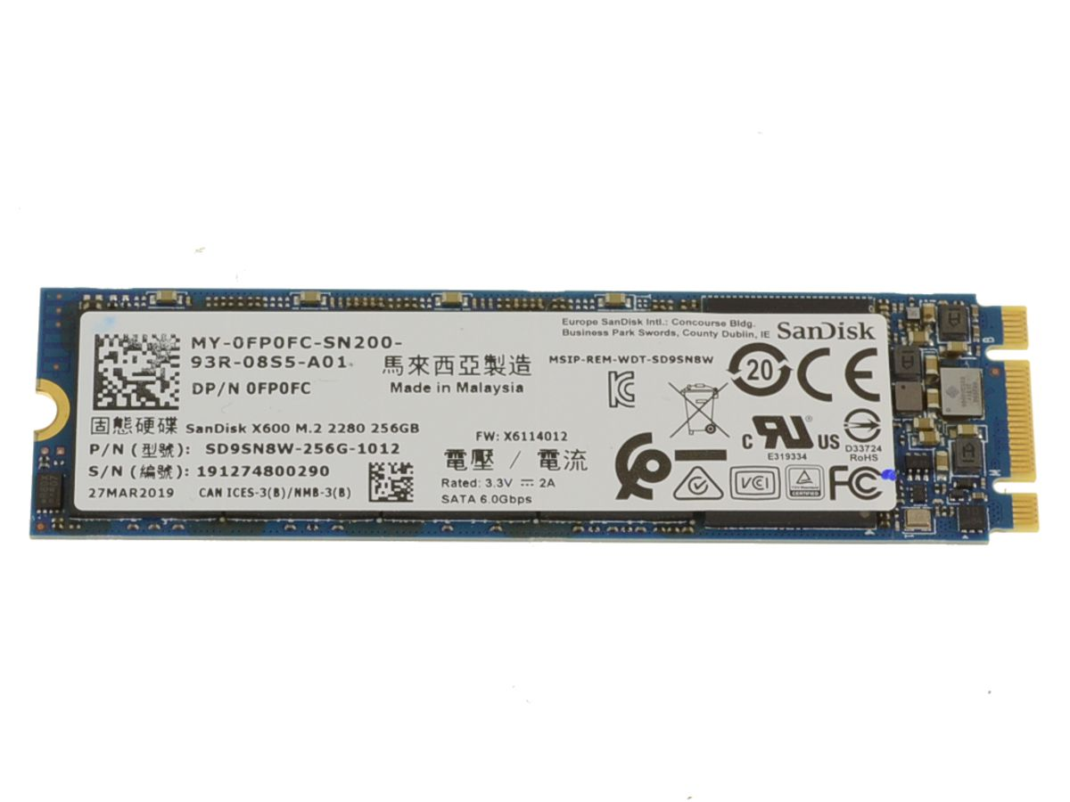 ssd m2 sata SANDISK X600 256gb