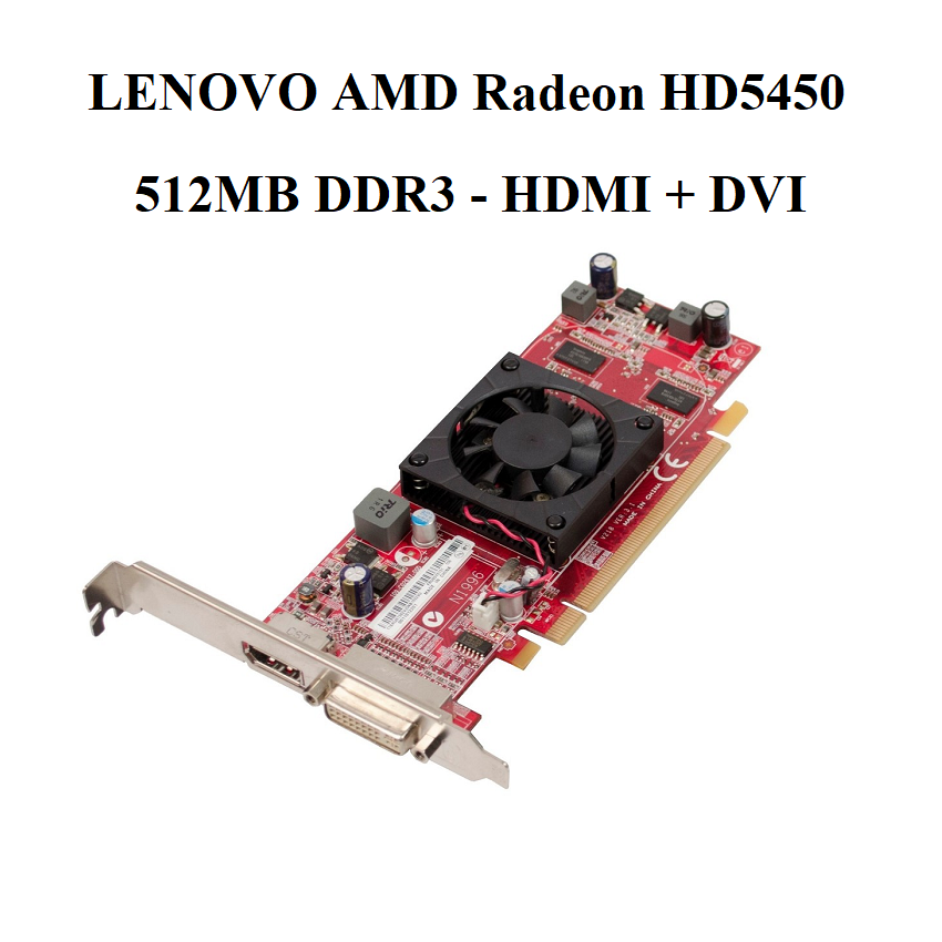 CARD AMD HD 5450 (lenovo) - 512mb d3
