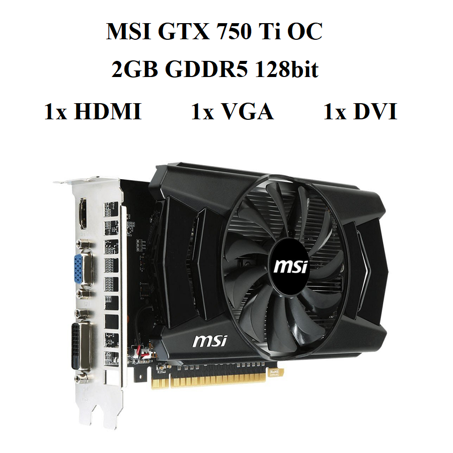 card MSI GTX750 TI 2G D5