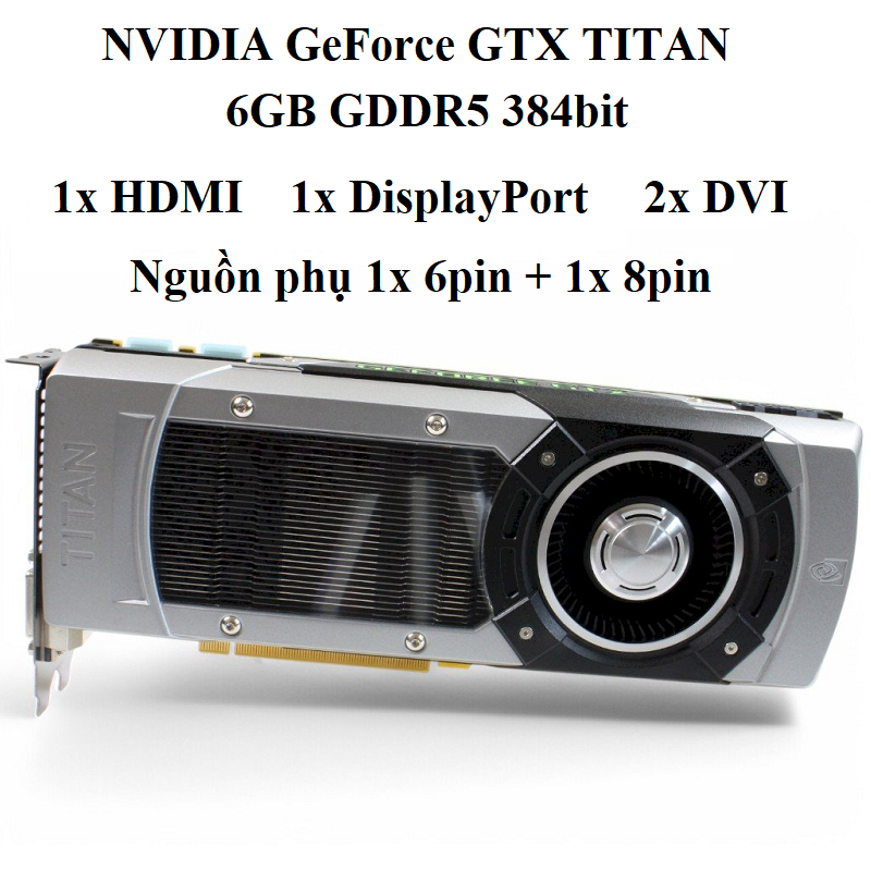 CARD NVIDIA GeForce GTX TITAN 6GD5