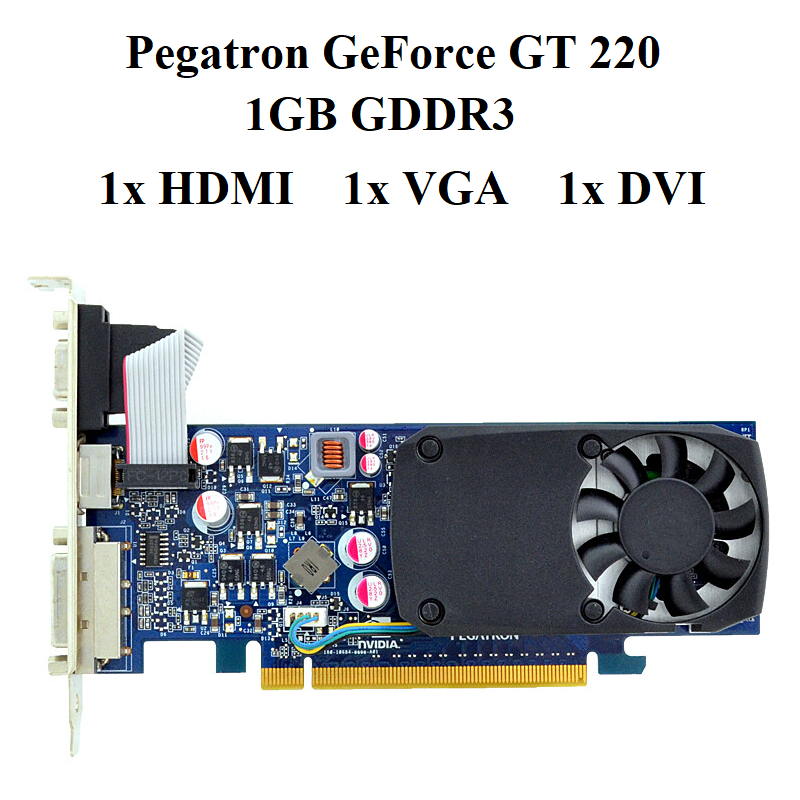 CARD PEGATRON GT220  1G D3