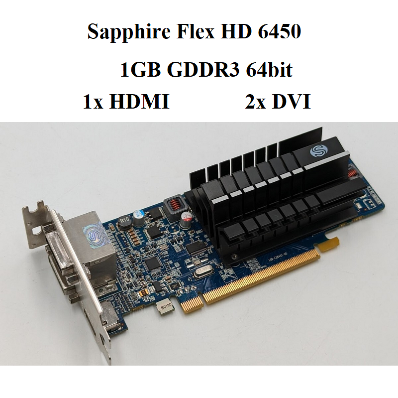 card Sapphire Flex HD 6450 1G D3