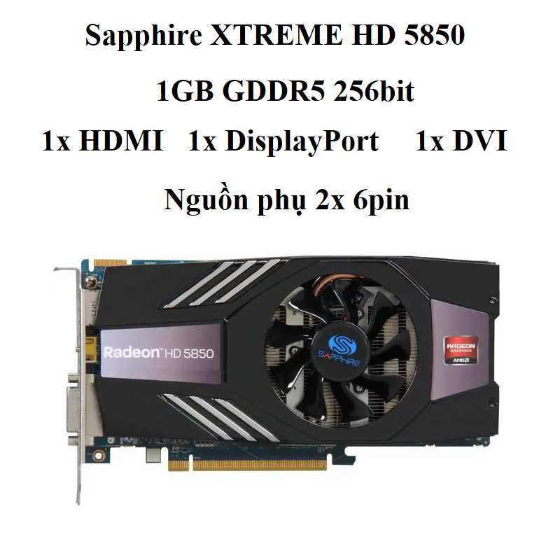 CARD SAPPHIRE XTREME HD5850 1GD5