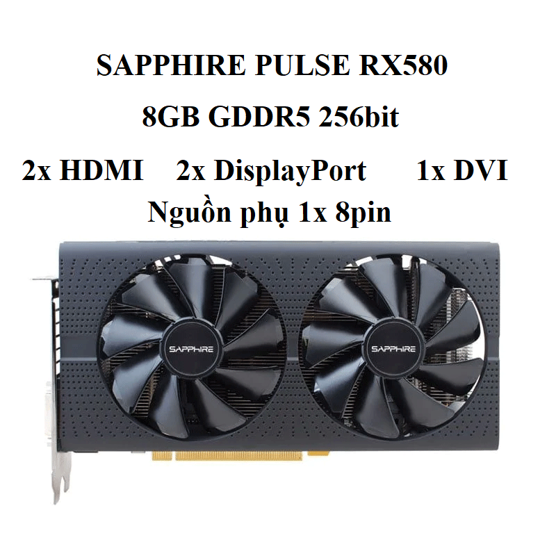 card Sapphire PULSE RX 580 8 GB
