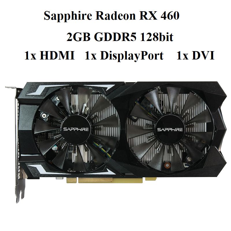 CARD Sapphire Radeon RX 460 - 2GB