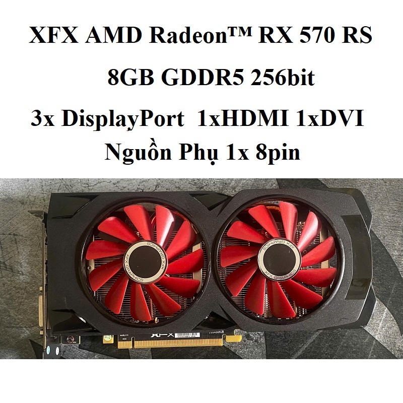 Card màn hình XFX Double D R9 270X - 2GB DDR5 256bit, hàng tháo máy BH 6 tháng
