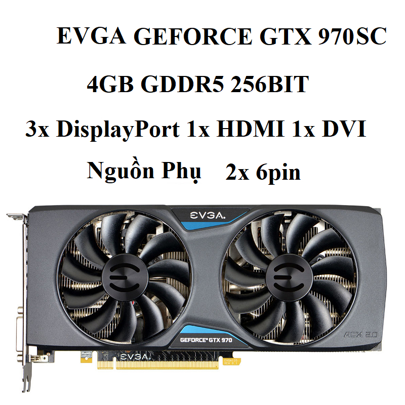 CARD MÀN HÌNH NVIDIA GeForce GTX TITAN X - 12GB GDDR5 284bit, hàng tháo máy BH 6 tháng