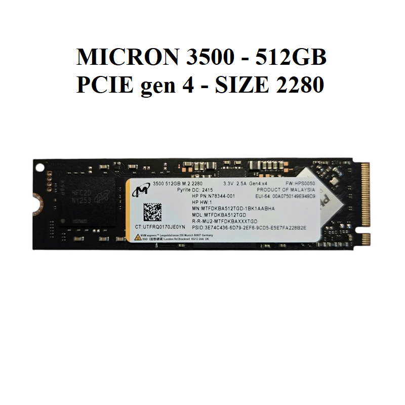 Ổ CỨNG SSD NVME KINGSTON NV2 GEN 4 - 1TB