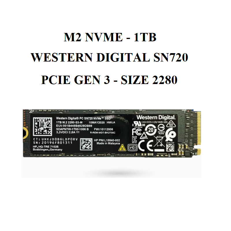 Ổ CỨNG SSD NVME KINGSTON NV2 GEN 4 - 1TB