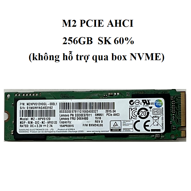 Ổ cứng SSD M2 PCIe NVMe LITE ON  - 512gb