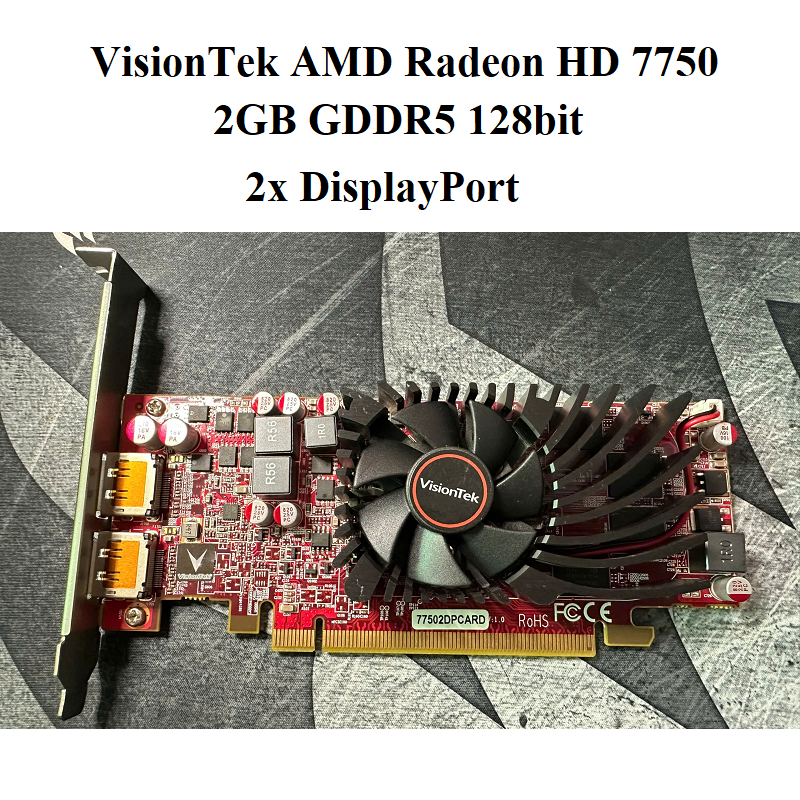 card VisionTek HD 7750 LP 2gbd5