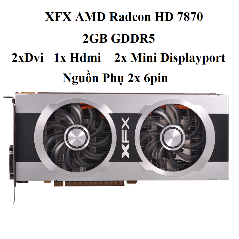 card XFX Double D HD 7870 - 2gd5
