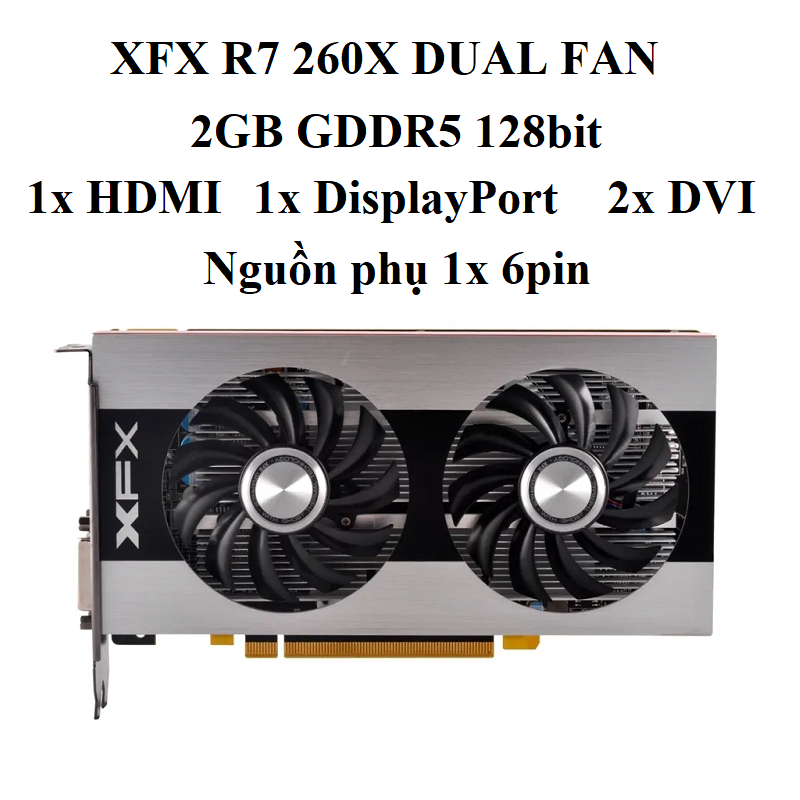 CARD XFX R7 260X 2GD5
