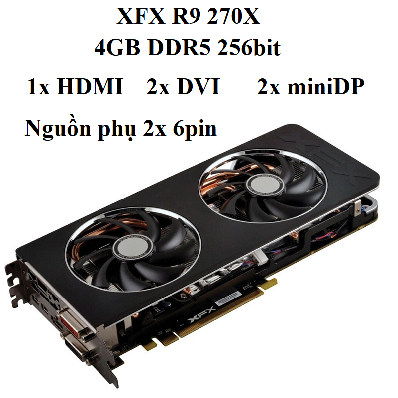 card XFX R9 270X 4gb