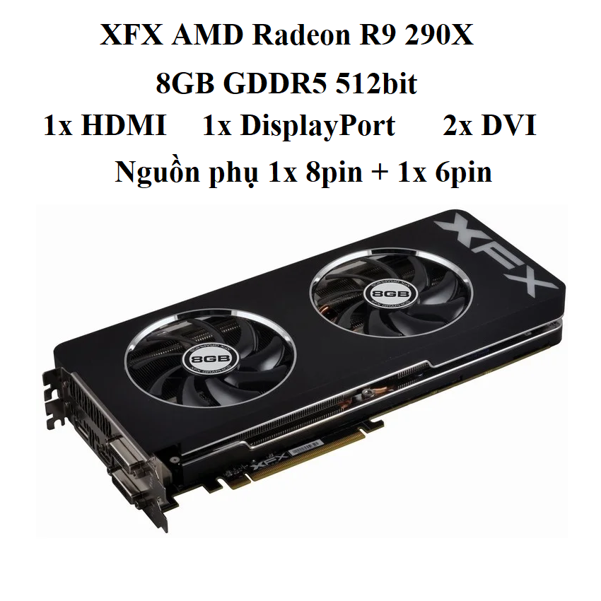 CARD XFX R9 290X Double 8G
