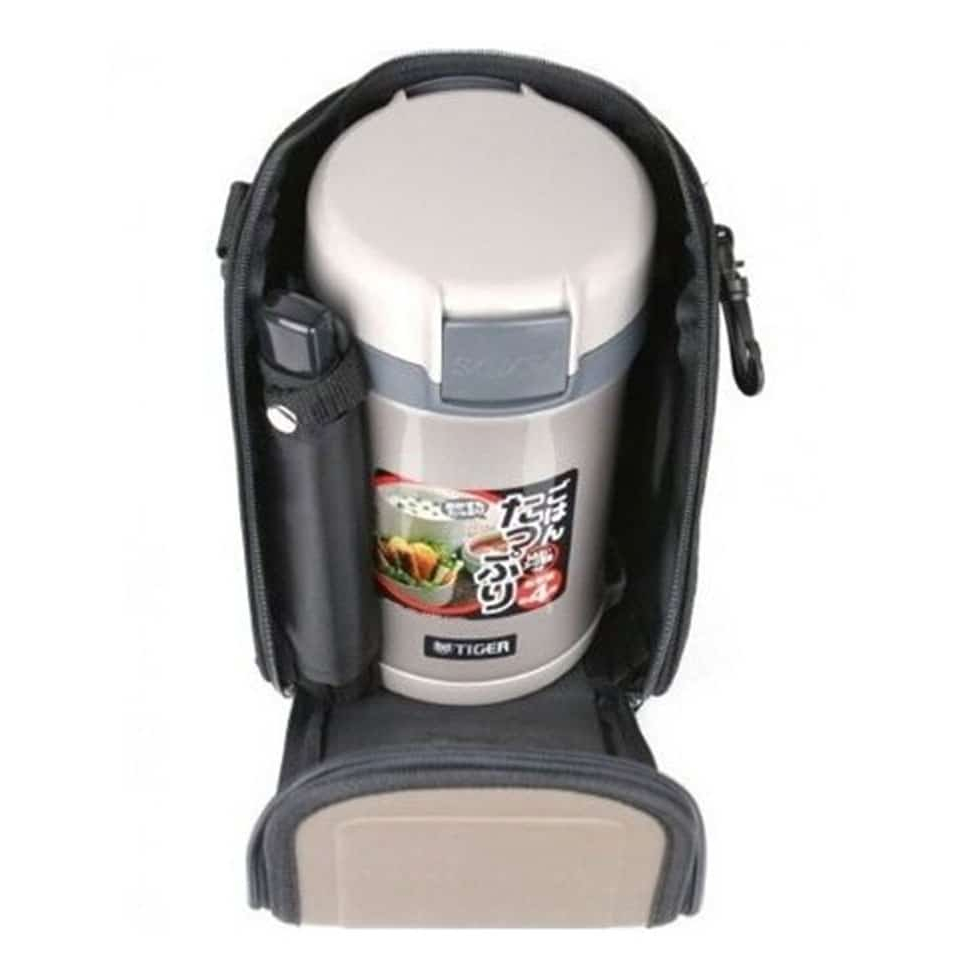 Hộp cơm giữ nhiệt Tiger 3 ngăn LWU-B200 - Dung tích 1.4L - Hàng chính hãng