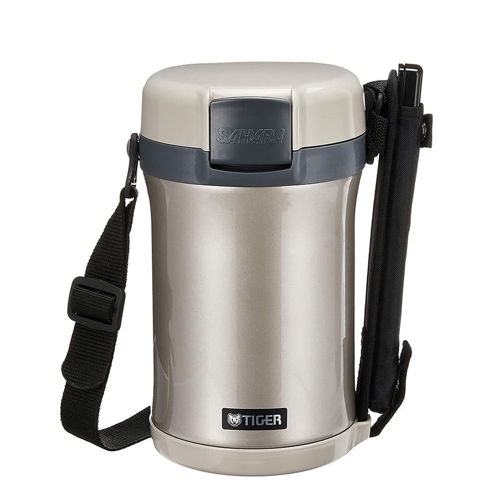 Hộp cơm giữ nhiệt Tiger 3 ngăn LWU-B200 - Dung tích 1.4L - Hàng chính hãng