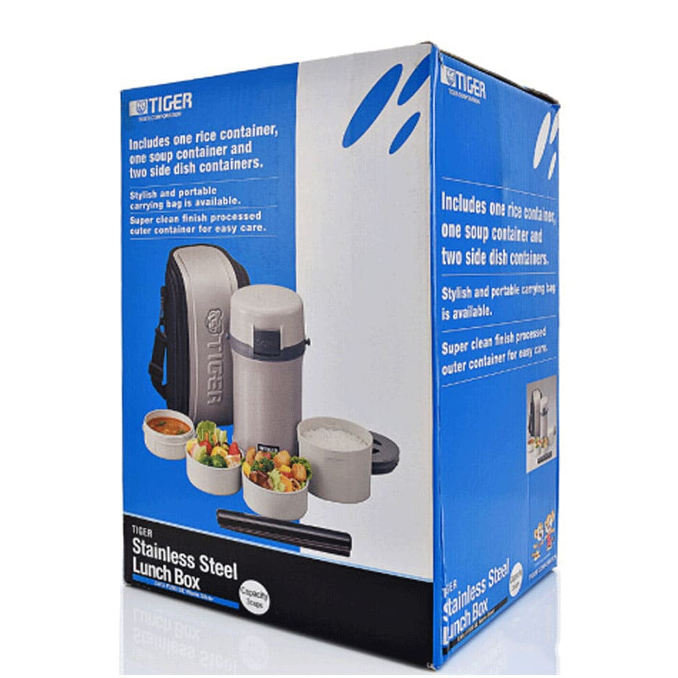 Hộp cơm giữ nhiệt Tiger 4 ngăn 1.48L - Công nghệ cách nhiệt chân không -LWU-F200 - Hàng chính hãng