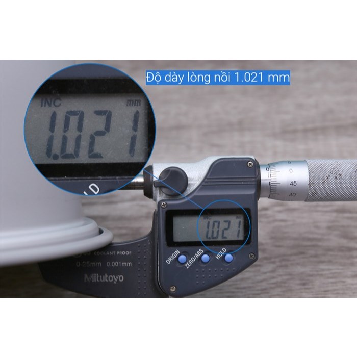 Nồi cơm điện Tiger 1 Lít -  Chất liệu bền đẹp, lòng nồi chống dính - JNP_1000 - Hàng chính hãng