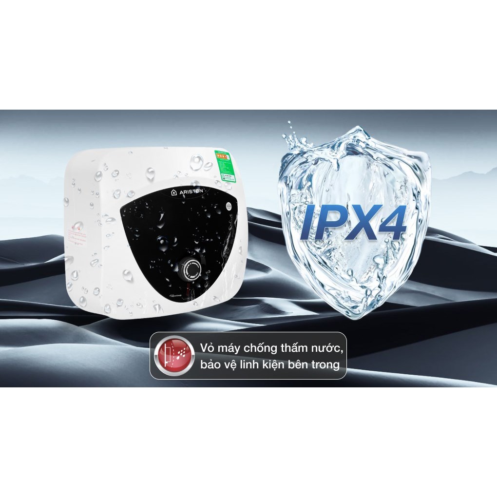 Bình nước nóng gián tiếp Ariston Andris Lux  6L - Lắp trên bồn rửa - ANLUX-6UE - Hàng chính hãng