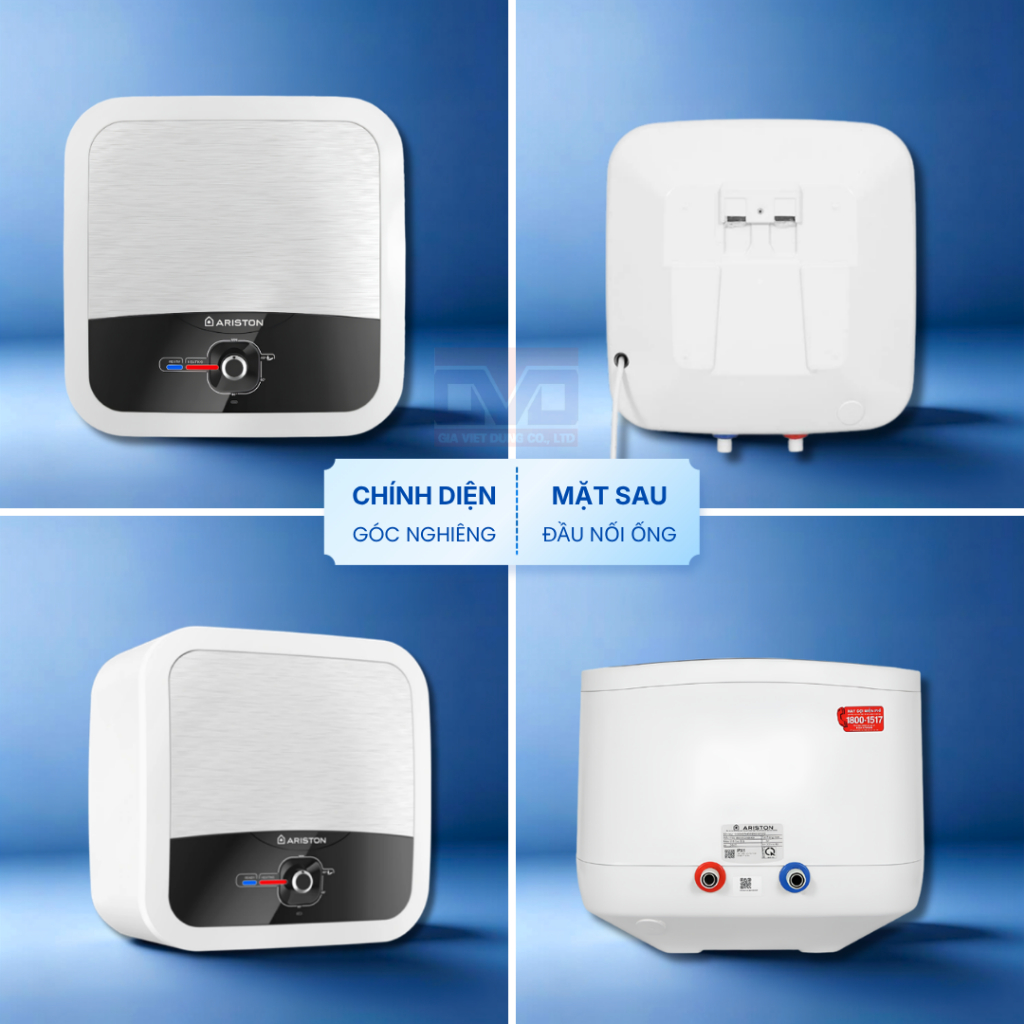 Bình nước nóng gián tiếp Ariston Andris 2 30L - Có đèn báo nước - AN2-30RS2.5FE - Hãng chính hãng
