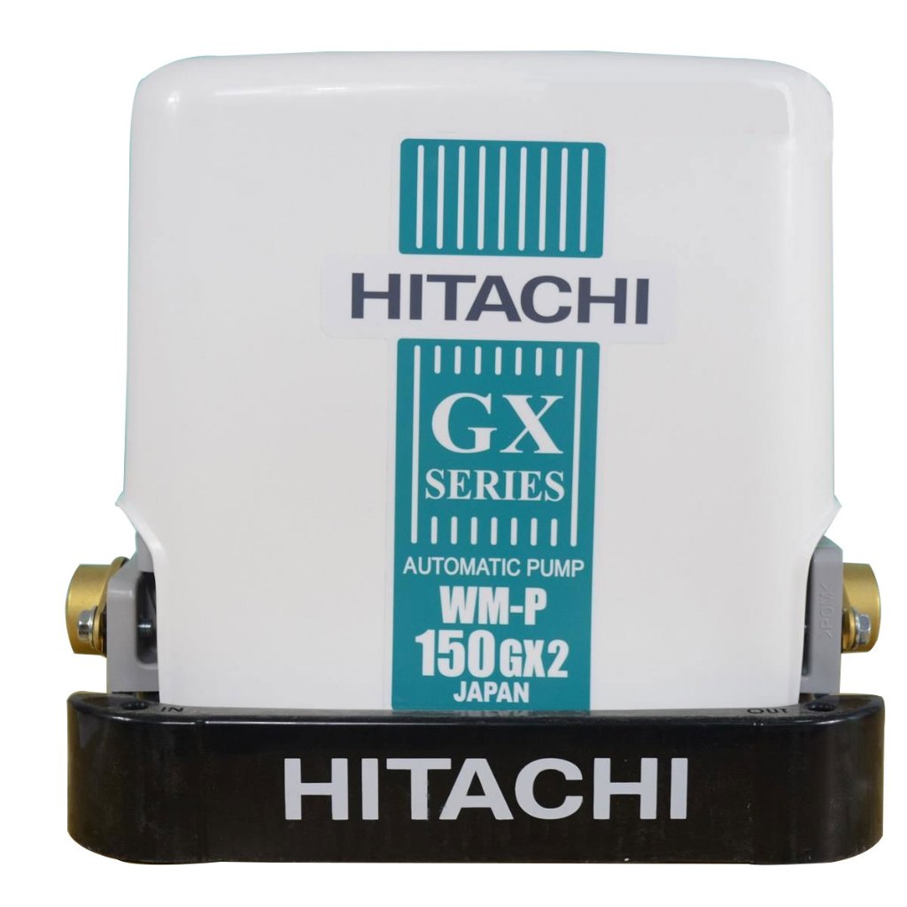 Máy bơm nước tăng áp tự động HITACHI _ Kiểu dáng vuông 150W _WM-P150GX2-SPV _ Hàng chính hãng