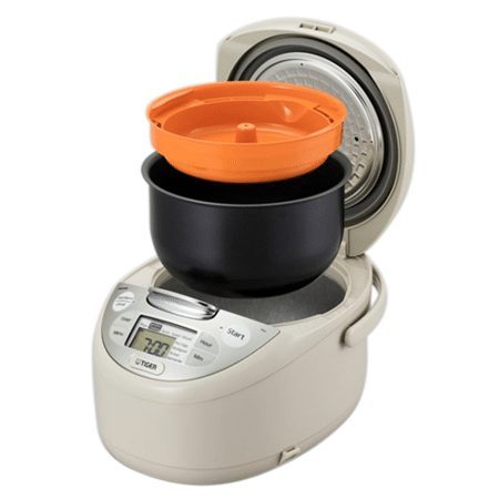 Nồi cơm điện tử Tiger 1.8 Lít JAX-S18W - Công nghệ nấu độc quyền Tacook 2 trong 1, Hàng chính hãng