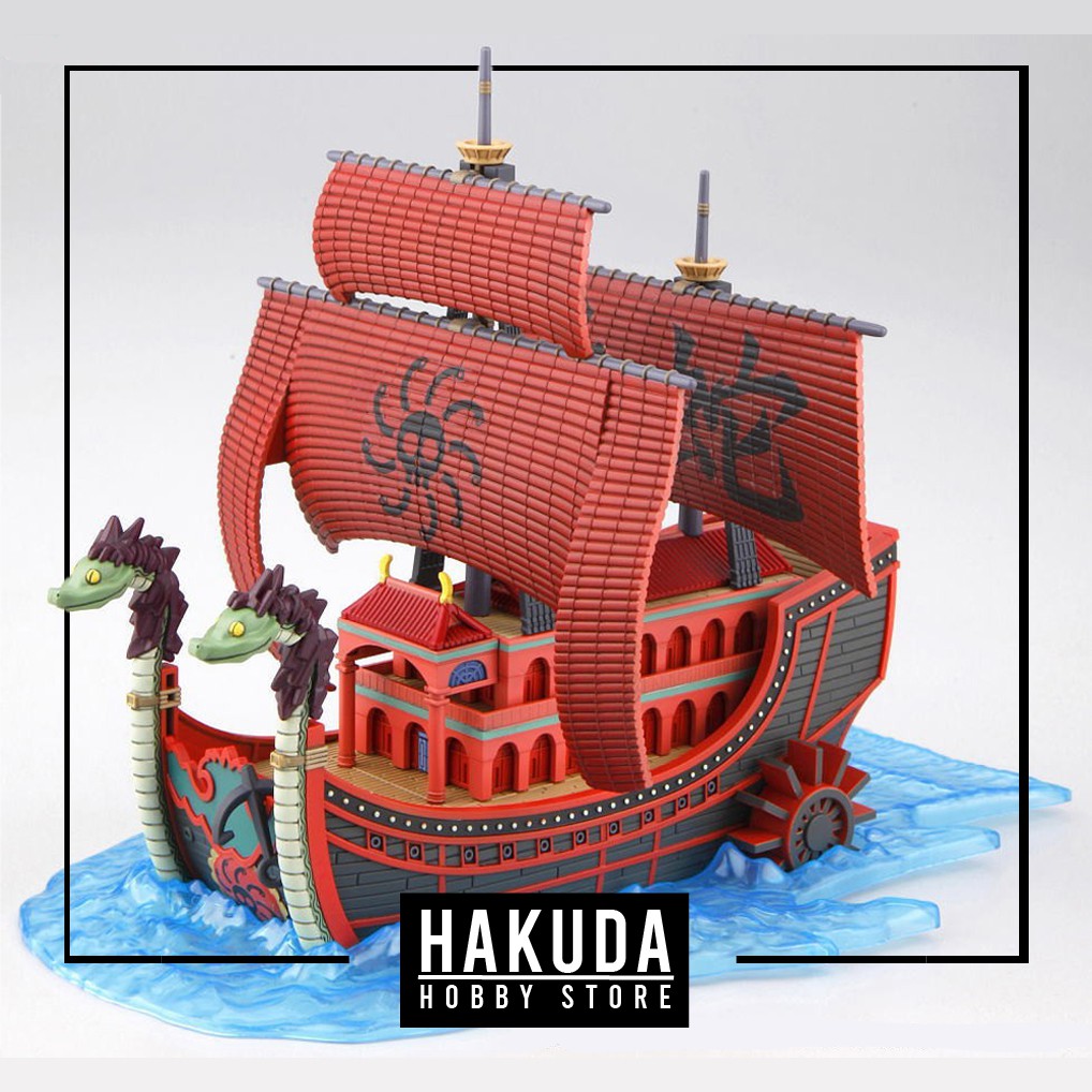 Mô hình tàu One Piece (15cm) - Nine Snake (Băng Kuja Boa Hancock) - Mô hình chính hãng Bandai Nhật Bản