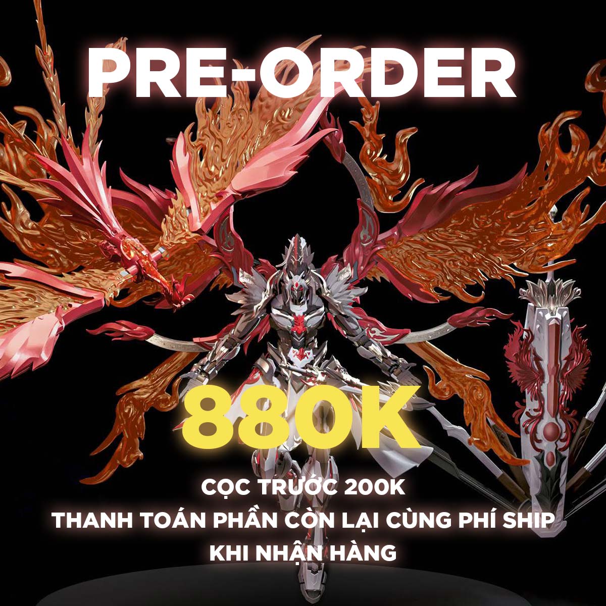 [Cọc trước] MÔ HÌNH LẮP RÁP THUẦN DƯƠNG CHÂN QUÂN MOHISM STUDIO (FULL TRANG BỊ, PET)