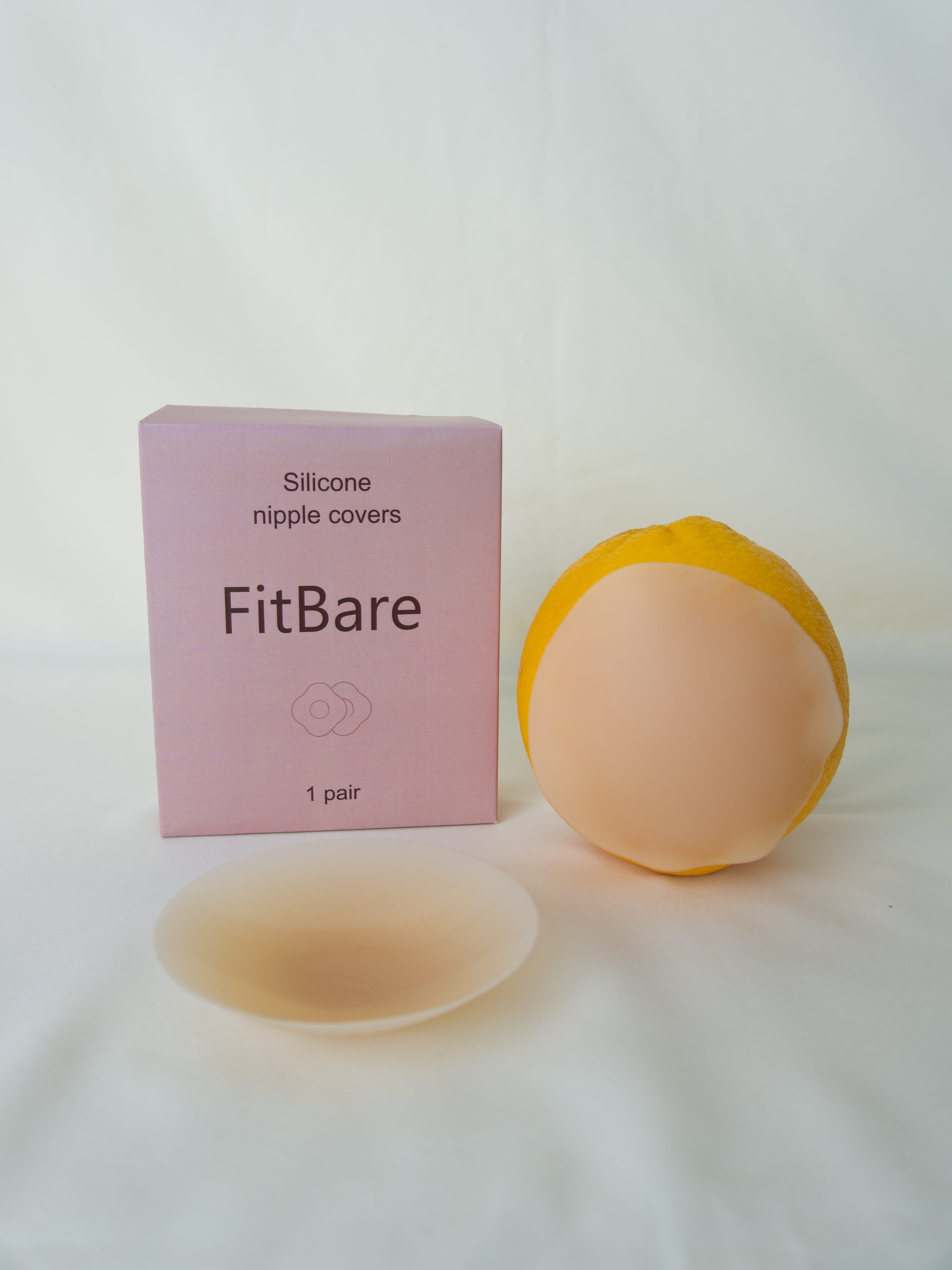 Miếng Dán Ngực Silicone FitBare 8cm ZY-NP02 - Dán Nụ Có Keo Siêu Dính, Tự Nhiên & Chống Nước