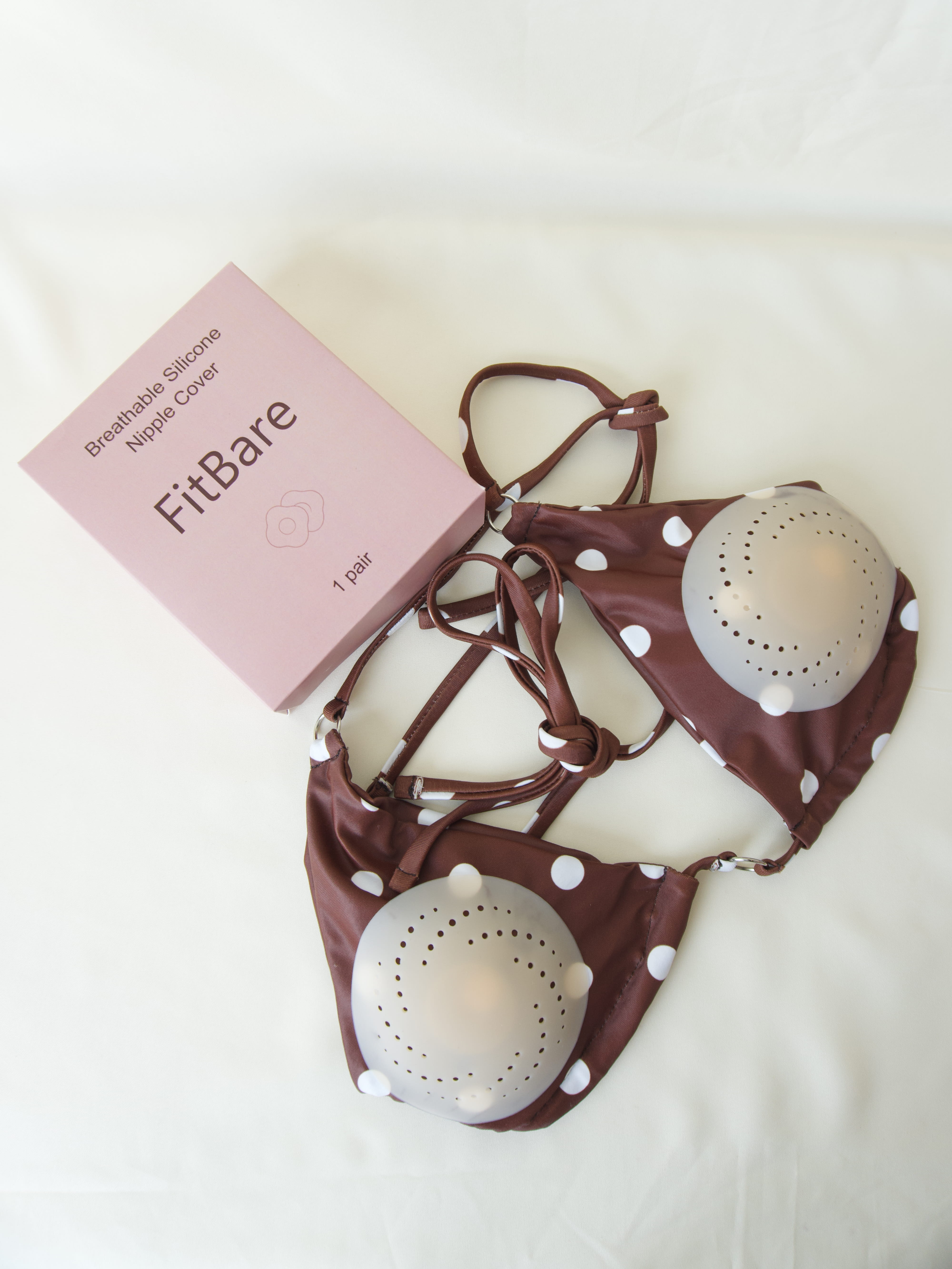 Combo Mùa Hè FitBare (3 Món) - 01 Miếng Dán Bikini, 01 Cặp Đệm Nâng Ngực Push-Up & 1 Cặp Silicone Thoáng Khí Chống Nước