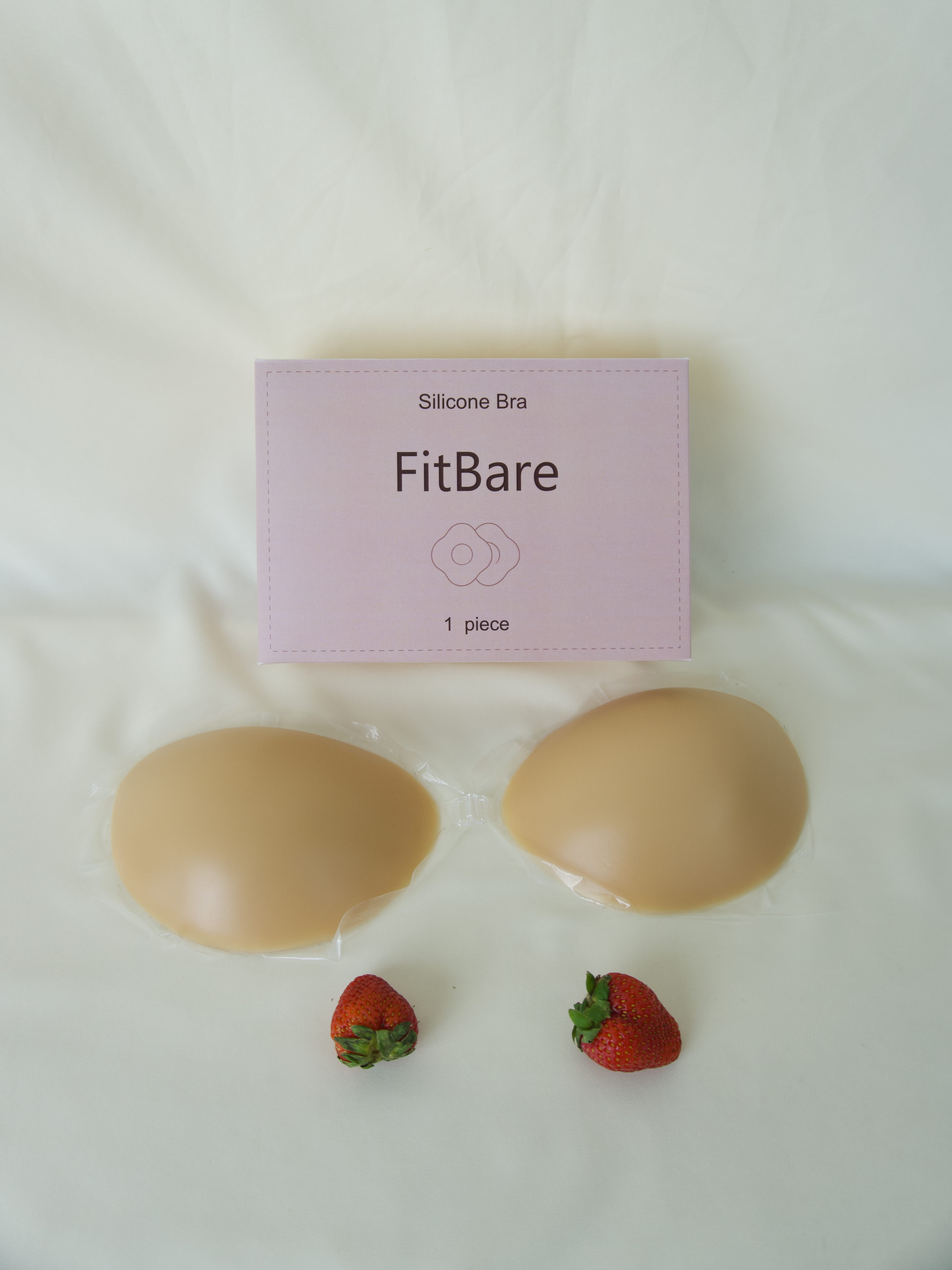 Áo Ngực Silicon Fitbare 1cm ZY-EB2602 - Bra Dán Ngực Nâng Ngực Tạo Khe, Siêu Bám Dính Chống Nước Mặc Áo Hở Lưng Bơi