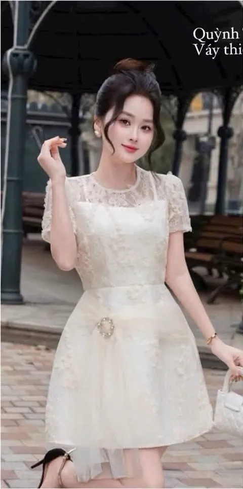 VT kem ren cộc tay đính tag voan ( M to)