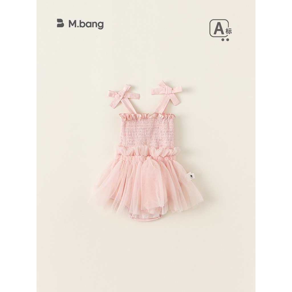 Body sơ sinh công chúa hai dây xinh xắn M.bang cho bé gái