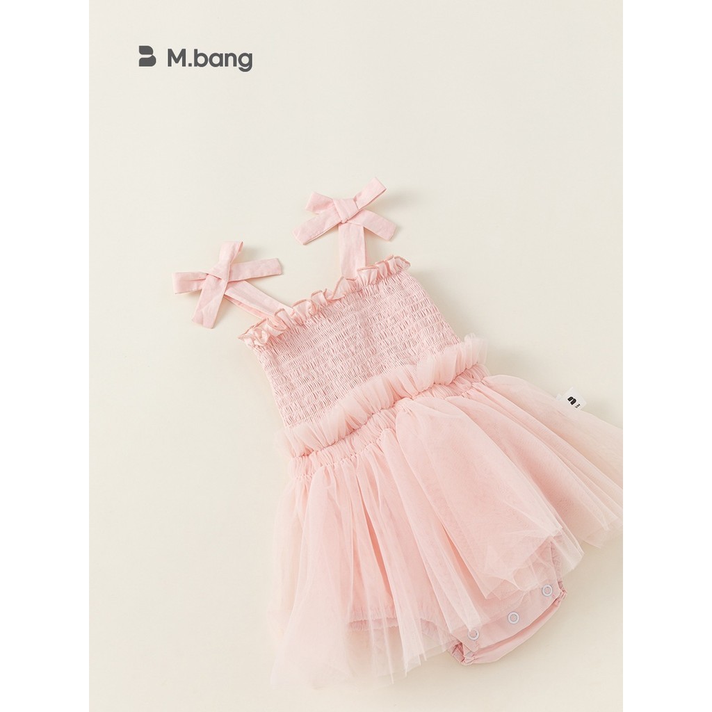 Body sơ sinh công chúa hai dây xinh xắn M.bang cho bé gái