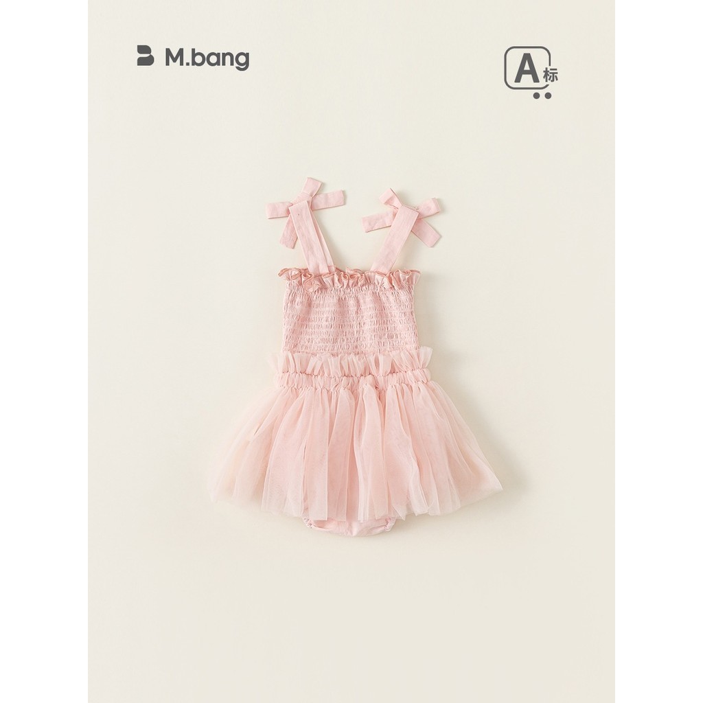 Body sơ sinh công chúa hai dây xinh xắn M.bang cho bé gái