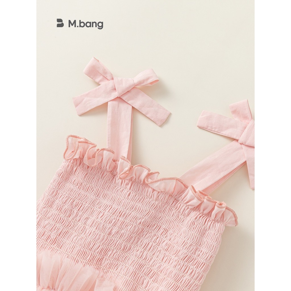 Body sơ sinh công chúa hai dây xinh xắn M.bang cho bé gái
