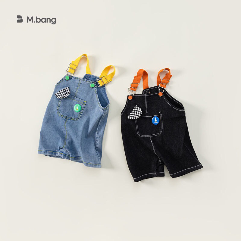Yếm bò cho bé gái Mbang chất nhẹ mát