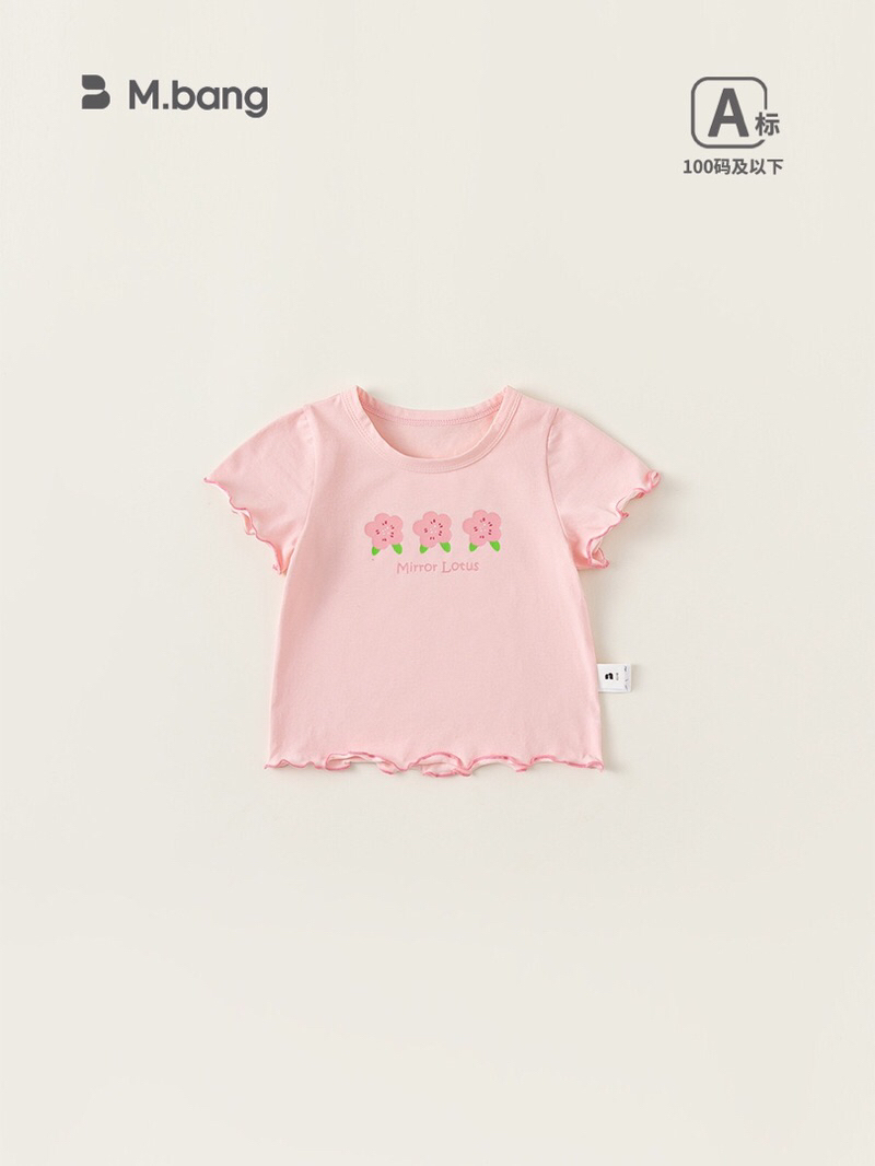 Quần áo bé gái Mbang cộc tay cho bé chất liệu thoáng mát siêu cute cho bé, Quần áo bé gái Mbang xinh xắn