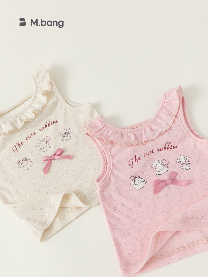 Quần áo bé gái Mbang cộc tay cho bé chất liệu thoáng mát siêu cute cho bé, Quần áo bé gái Mbang xinh xắn