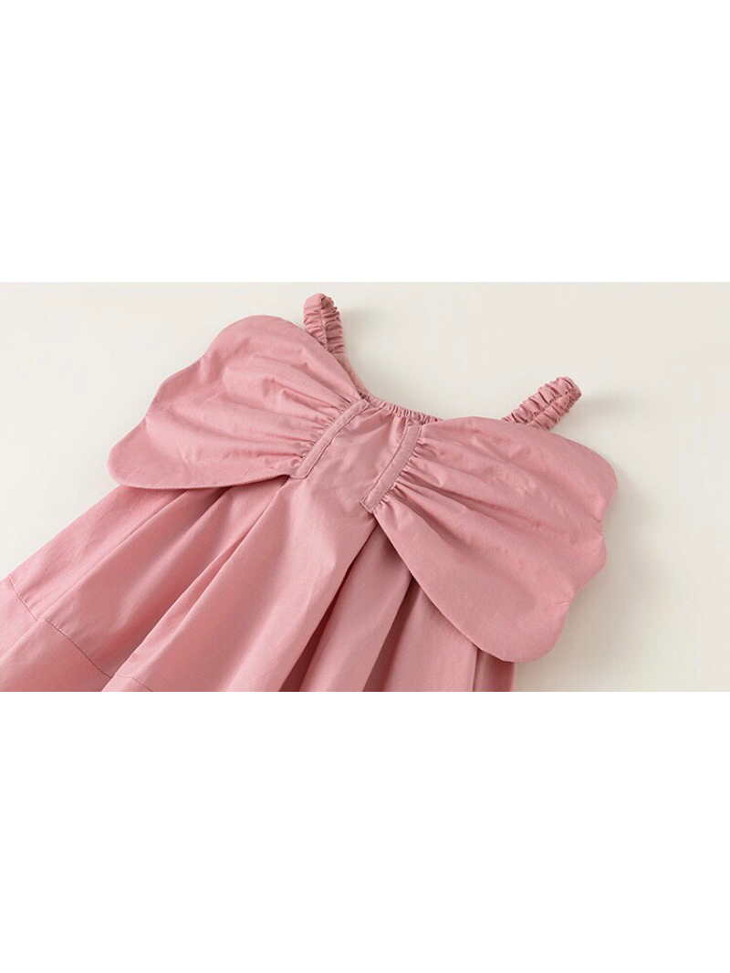 Váy bé gái Mbang cánh tiên dáng bí ngô siêu cute, Váy bé gái mùa hè Mbang chất nhẹ mát