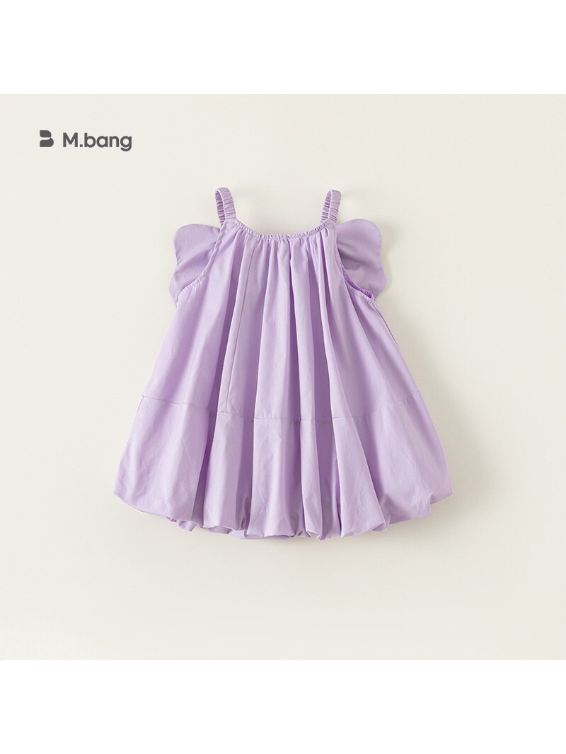 Váy bé gái Mbang cánh tiên dáng bí ngô siêu cute, Váy bé gái mùa hè Mbang chất nhẹ mát