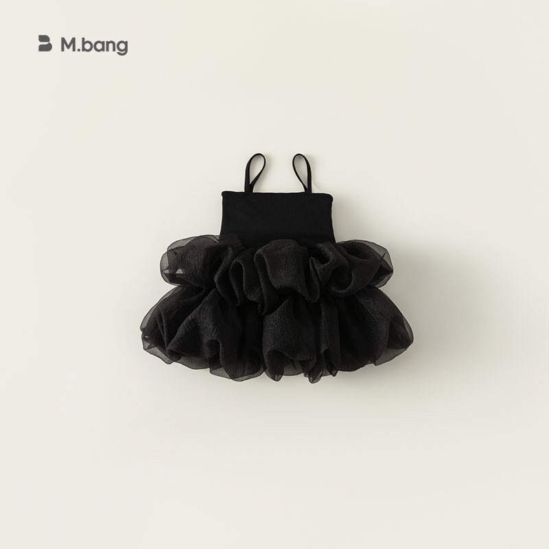 Váy công chúa bé gái Mbang xinh xắn, Váy công chúa hai dây cho bé gái Mbang