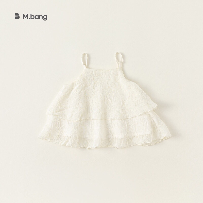 Áo hai dây bé gái Mbang hai tầng chất nhẹ mát sang chảnh