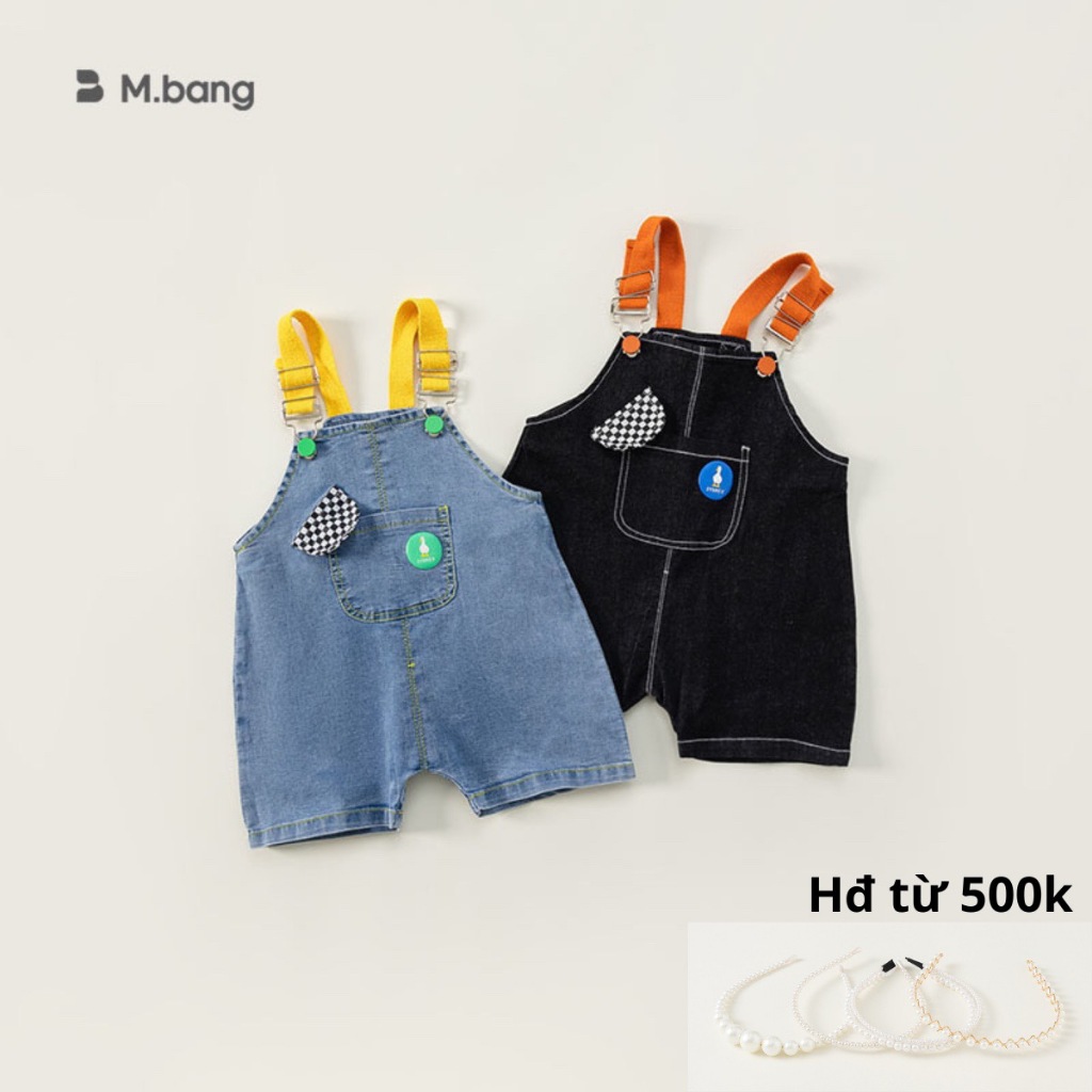 Yếm bò cho bé gái Mbang chất nhẹ mát