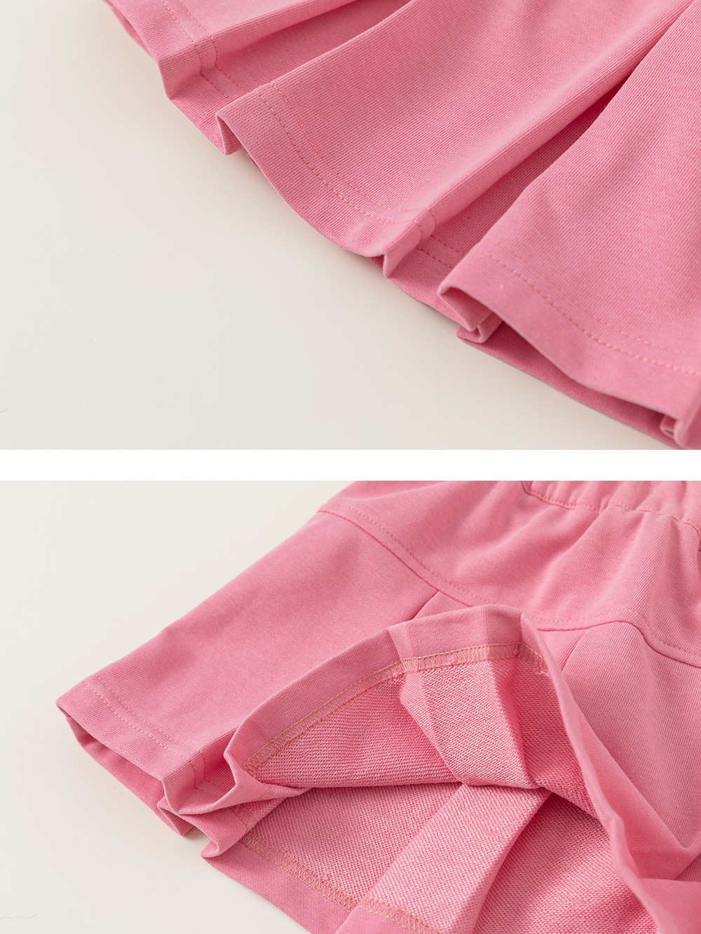 Set áo dài tay phối chân váy xếp ly chất cotton mềm mịn, phong cách Hàn Quốc M.bang cho bé gái