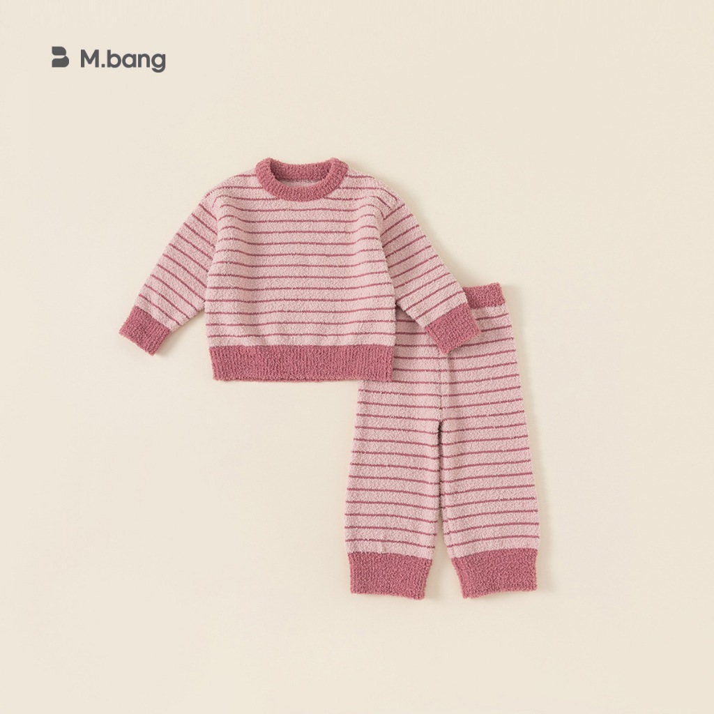 Set quần áo bé gái Mbang siêu dày ấm, Set quần áo cho bé gái Mbang chất bông siêu ấm