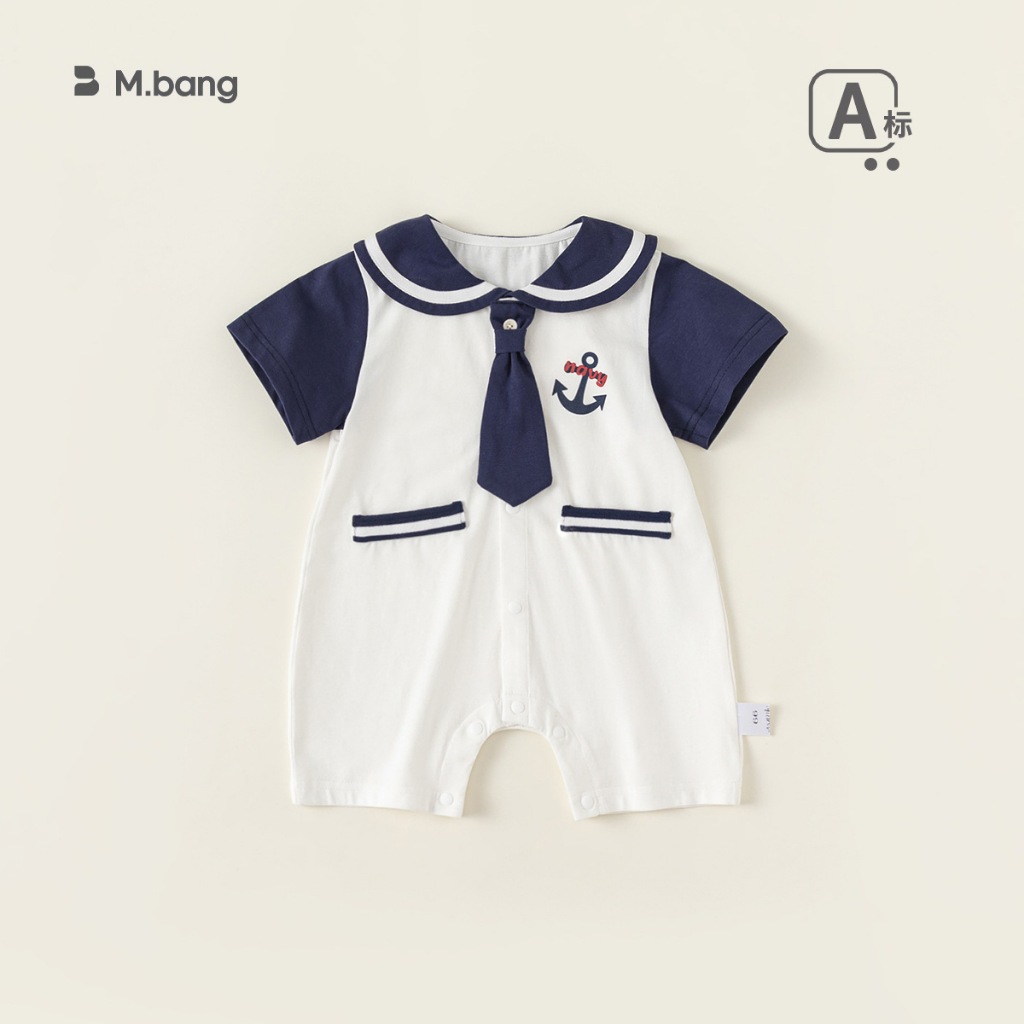 Váy và body sơ sinh vải cotton siêu mềm thoáng M.bang cho bé trai, bé gái