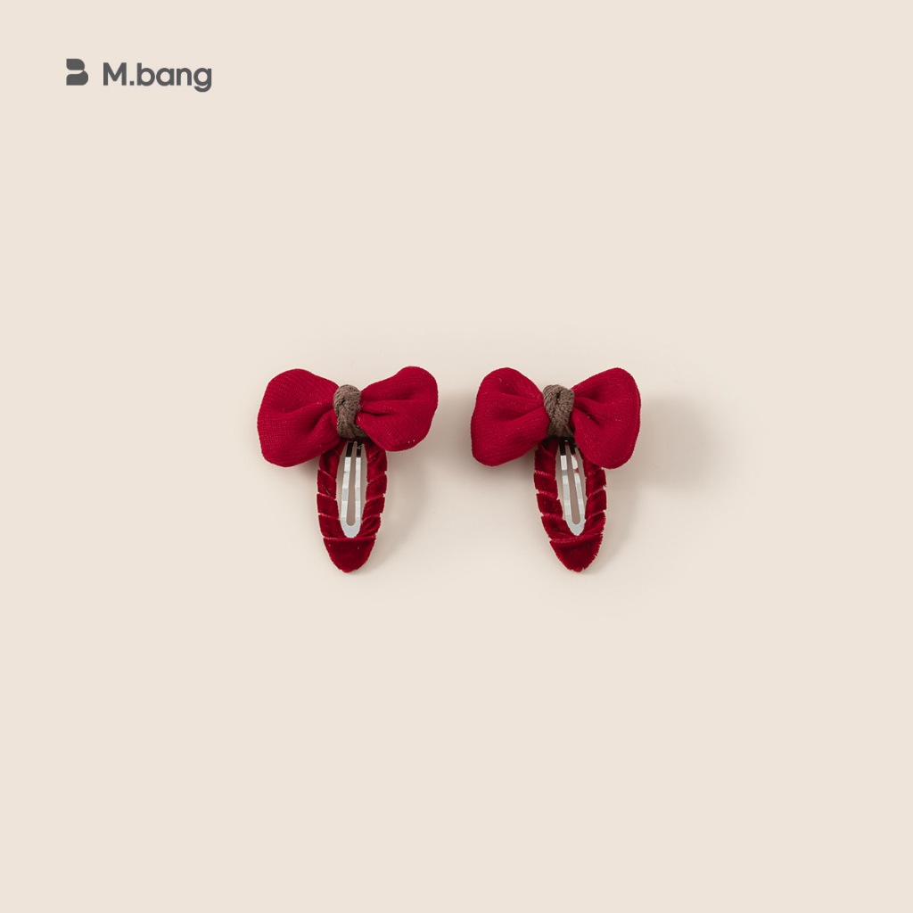 (Hàng tặng không bán) Bím tóc màu đỏ cho bé gái M.bang